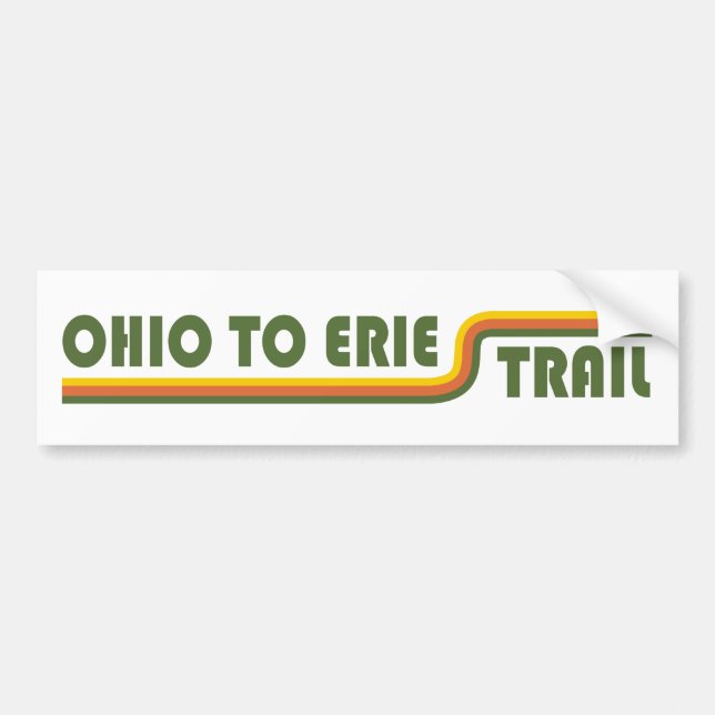 Ohio bis Erie Trail Autoaufkleber (Vorne)