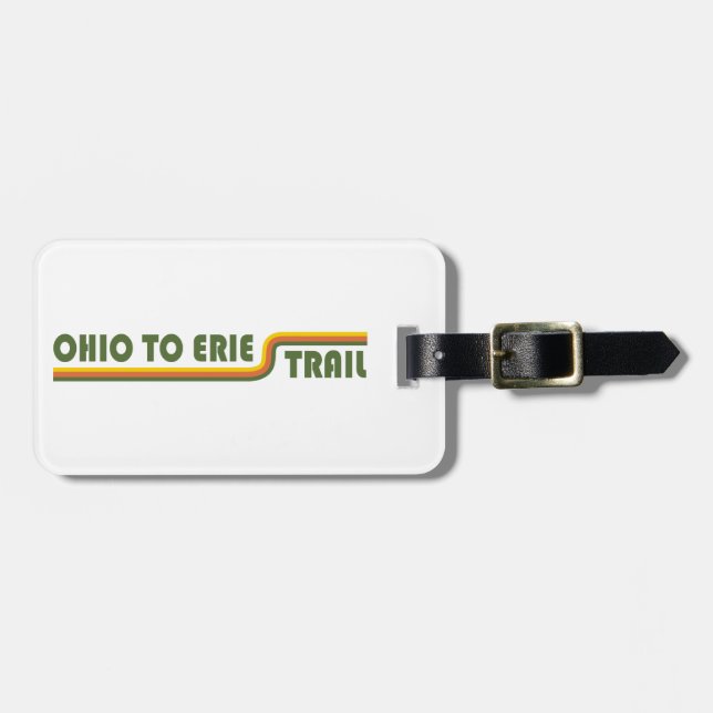 Ohio bis Erie Trail Gepäckanhänger (Vorderseite horizontal)