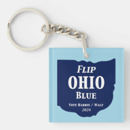 Ohio Blue im Jahr 2024 gedreht Schlüsselanhänger