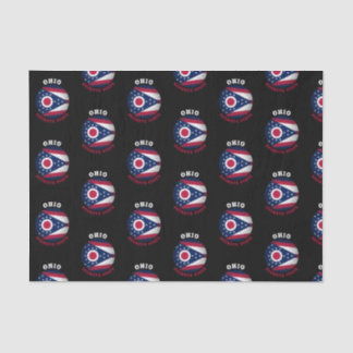 OHIO BUCKEYE STAAT FLAG SEIDENPAPIER