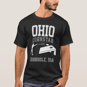 Ohio Cornstar Lucky Cornhole Turnier T-Shirt