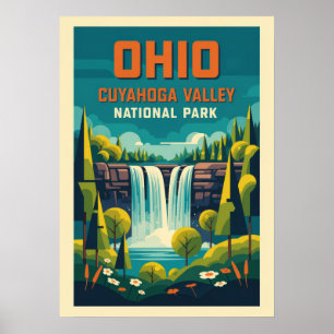 Ohio Cuyahoga Valley Nationalpark V02 Poster