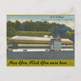 Ohio, D&B Diner, Akron-Ephrata Postkarte