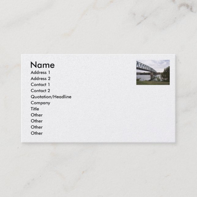 Ohio das schöne, Visitenkarte 7 (Vorderseite)