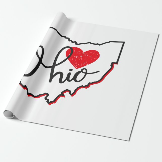 Ohio Day Geschenkpapier (Ungerollt)