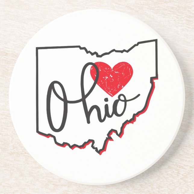 Ohio Day Getränkeuntersetzer (Vorne)