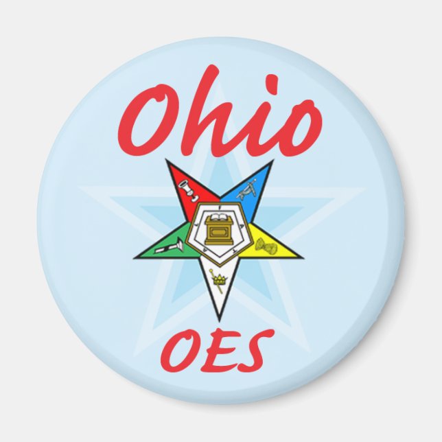 Ohio Eastern Star Magnet (Vorne)