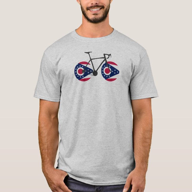 Ohio Flag Cycling T-Shirt (Vorderseite)