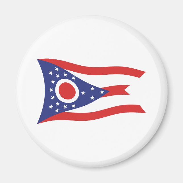 Ohio Flag Magnet (Vorne)