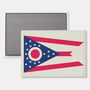 Ohio-Flagge: Das Buckeye-Staatsbanner Magnet