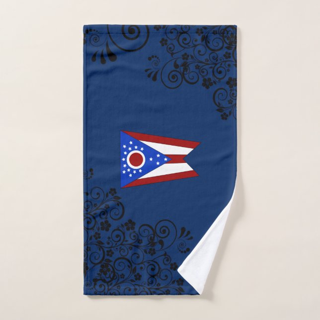 Ohio-Flagge Handtuch (Handtuch)
