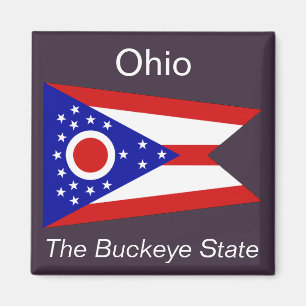 Ohio-Flaggen-Magnet Magnet