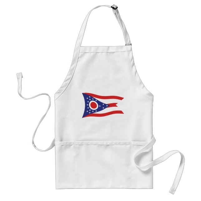 Ohio-Flaggen-Schürze Schürze (Vorne)