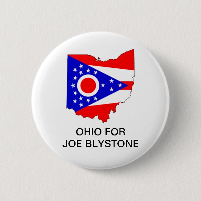 OHIO für Joe Blystone GOVERNOR Button (Vorderseite)
