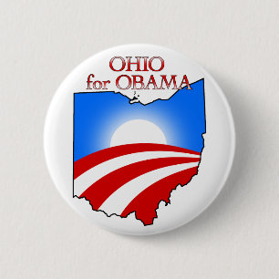 Ohio für Obama Button
