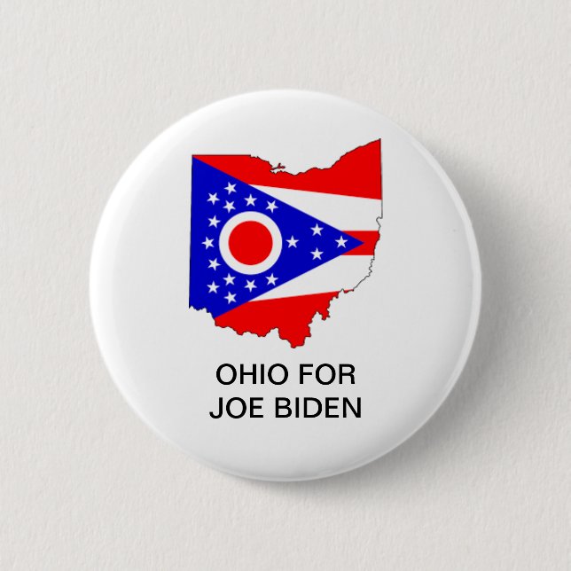 OHIO für Präsidentenknopf Joe Bidens 2020 Button (Vorderseite)