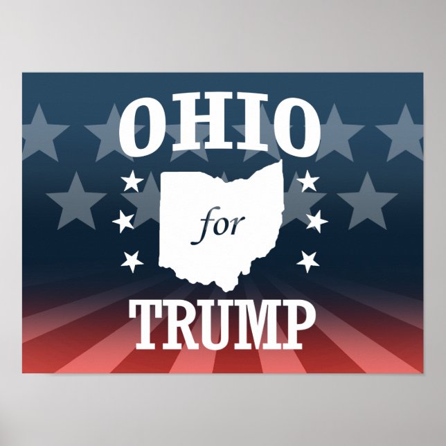 OHIO FÜR TRUMP POSTER (Vorne)