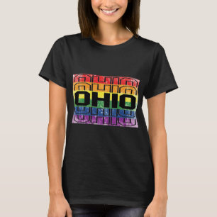 Ohio Gay Pride Flag T-Shirt