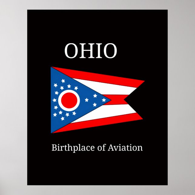 Ohio: Geburtsort der Luftfahrt Poster (Vorne)