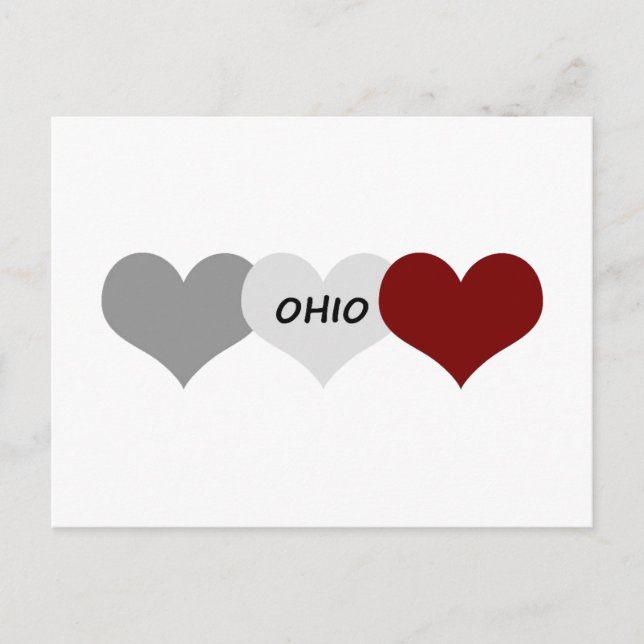 Ohio Heart Postkarte (Vorderseite)