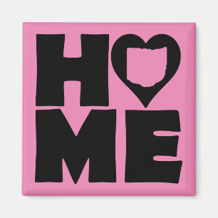 Ohio Home Heart State Kühlschrankmagnet