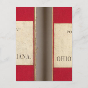 Ohio, Indiana, Cinncinnati Postkarte