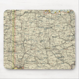 Ohio, Indiana, Kentucky, West Virginia Mousepad