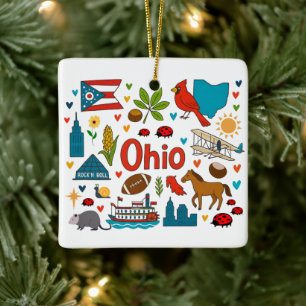 Ohio Individuelle Familienreise Weihnachten Keramikornament