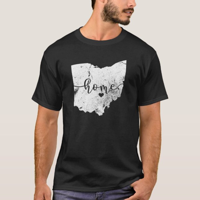 Ohio ist mein Zuhause T Shirt I Liebe My Ohio Zuha (Vorderseite)