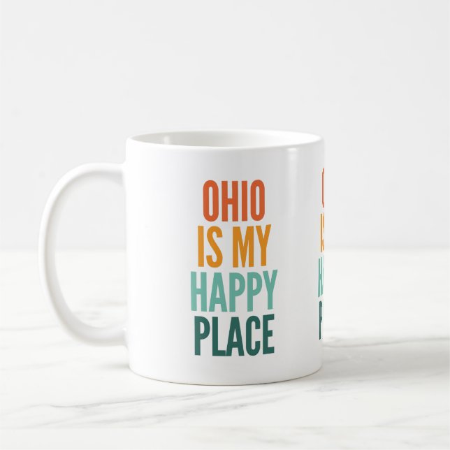 Ohio ist meine Tasse für Kaffee am glücklichen Ort (Links)