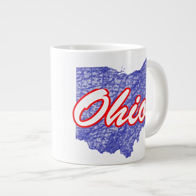 Ohio Jumbo-Tasse (Vorderseite Rechts)