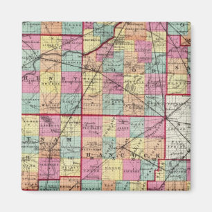 Ohio-Landkreis Magnet