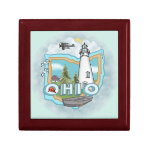 Ohio Lighthouse Erinnerungskiste