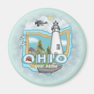 Ohio Lighthouse-Magnet Magnet
