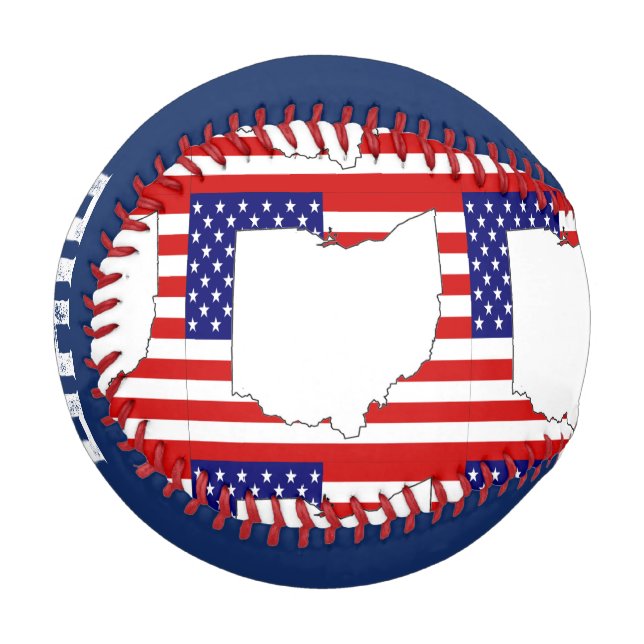 OHIO MAP BASEBALL (Vorderseite Links)