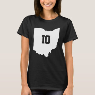 Ohio Map Matching Couple America Staat Wedding Tol T-Shirt