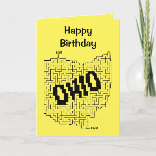Ohio Maze Puzzle Karte