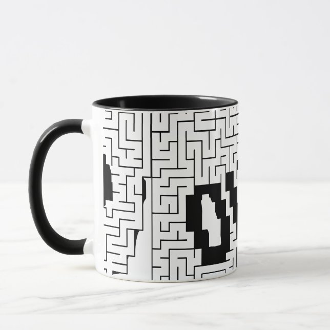 Ohio Maze Puzzle Tasse (Links)