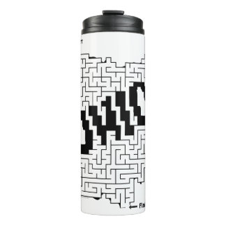 Ohio Maze Puzzle Thermosbecher