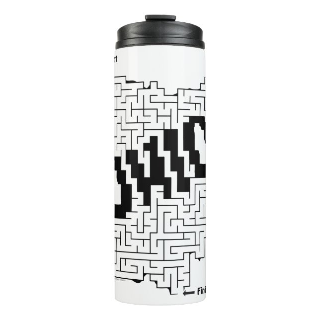 Ohio Maze Puzzle Thermosbecher (Vorderseite)