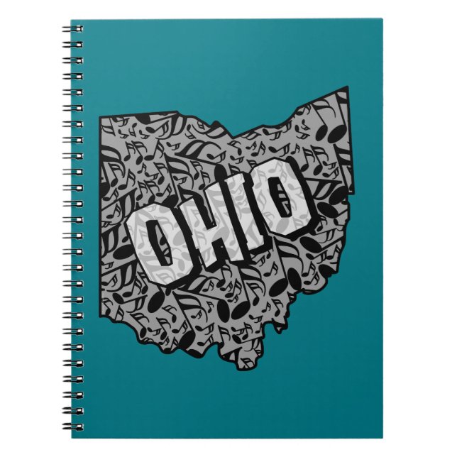 Ohio Musiknotens Notizblock (Vorderseite)