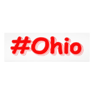 "#Ohio " Niedliches Design. Jetzt kaufen Fotodruck