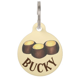 Ohio OH Erdnussbutter Buckeye Nuss Schokolade Haustiermarke