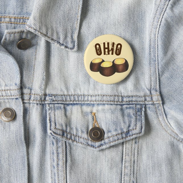 Ohio OH Peanut Butter Buckeye Buck Eye Nut Candy Button (Beispiel)