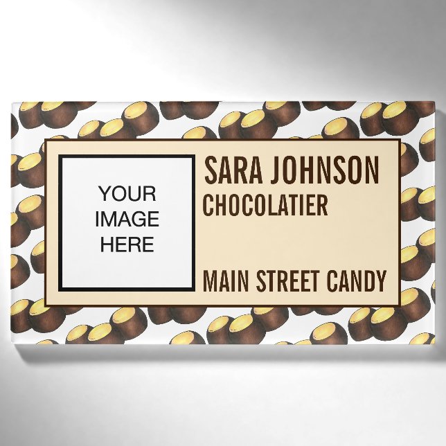 Ohio OH Peanut Butter Buckeye Buck Eye Nut Candy Namenschild (Vorderseite)