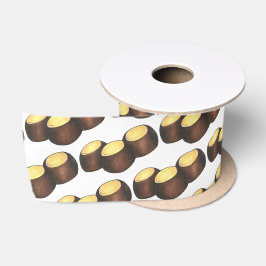 Ohio OH Peanut Butter Buckeye Buck Eye Nut Candy Satinband