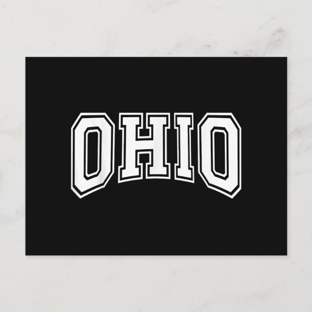 Ohio OH USA Feiertagspostkarte (Vorderseite)