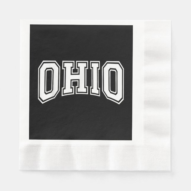 Ohio OH USA Serviette (Vorderseite)