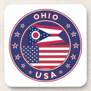 Ohio, Ohio T - Shirt, Ohio Aufkleber, Telefonzelle Getränkeuntersetzer