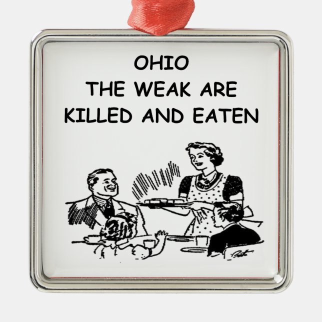 OHIO ORNAMENT AUS METALL (Vorne)